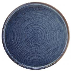 Presentation Plate - Low Profile - Terra Porcelain - Aqua Blue - 25cm (10&quot;)