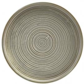 Presentation Plate - Low Profile - Terra Porcelain - Matt Grey - 25cm (10&quot;)