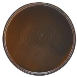 Presentation Plate - Low Profile - Terra Porcelain - Rustic Copper - 18cm (7&quot;)