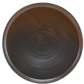 Presentation Plate - Low Profile - Terra Porcelain - Rustic Copper - 21cm (8.25&quot;)