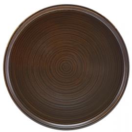Presentation Plate - Low Profile - Terra Porcelain - Rustic Copper - 25cm (10&quot;)
