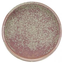 Presentation Plate - Low Profile - Terra Porcelain - Rose - 25cm (10&quot;)