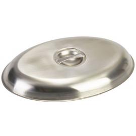 Vegetable Dish Cover - Oval - Stainless Steel - 25cm (10&quot;)