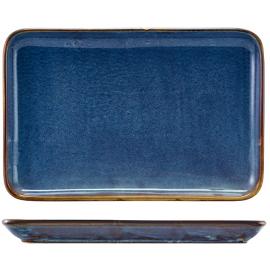 Plate - Rectangular - Terra Porcelain - Aqua Blue - 30cm (11.8&quot;)