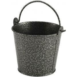 Serving Bucket - Hammered Finish - Galvanised Steel - Silver - 50cl (17.6oz)