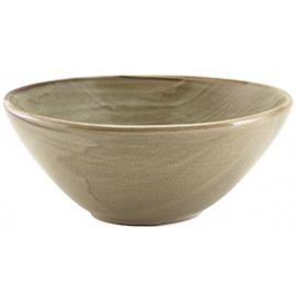 Conical Bowl - Organic - Terra Porcelain - Grey - 45cl (15.8oz)
