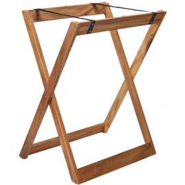 Folding Tray Stand - For Butlers Tray - Acacia Wood - 77cm (30.3&quot;) High