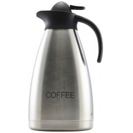 Vacuum Jug - Contemporary - Push Button - Inscribed Coffee - Stainless Steel - 2L