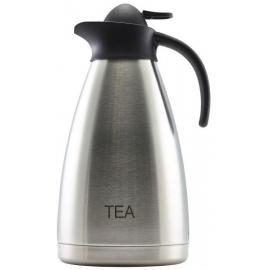 Vacuum Jug - Contemporary - Push Button - Inscribed Tea - Stainless Steel - 2L