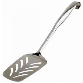 Food Turner - Slotted Stainless Steel Blade - Hook End - 36cm (14&quot;)