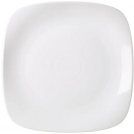 Rounded Square Plate - Porcelain - 27cm (10.5&quot;)