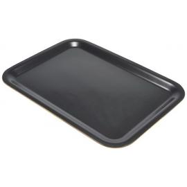 Serving Tray - Oblong - Laminated Wood - Black - 46cm (18&quot;)