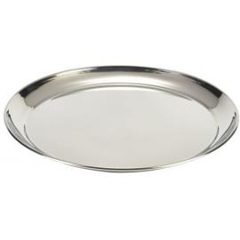 Round Tray - High Side - Stainless Steel - 30cm (12&quot;)