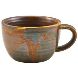 Beverage Cup - Bowl Shaped - Terra Porcelain - Rustic Copper - 22cl (7.75oz)