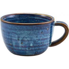 Beverage Cup - Bowl Shaped - Terra Porcelain - Aqua Blue - 22cl (7.75oz)