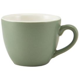 Beverage Cup - Bowl Shaped - Porcelain - Matt Sage - 9cl (3oz)