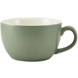 Beverage Cup - Bowl Shaped - Porcelain - Matt Sage - 17.5cl (6oz)