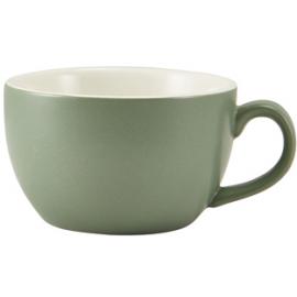 Beverage Cup - Bowl Shaped - Porcelain - Matt Sage - 25cl (8.75oz)