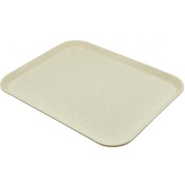 Serving Tray - Oblong - Polyester - Cream - 46cm (18&quot;)