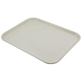 Serving Tray - Oblong - Polyester - Light Grey - 46cm (18&quot;)