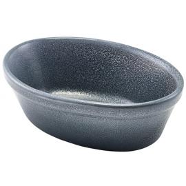 Pie Dish - Oval - Forge Stoneware - Graphite - 35cl (12.25oz)