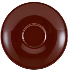 Saucer - Porcelain - Brown - 12cm (4.75&quot;)