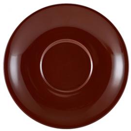 Saucer - Porcelain - Brown - 16cm (6.25&quot;)