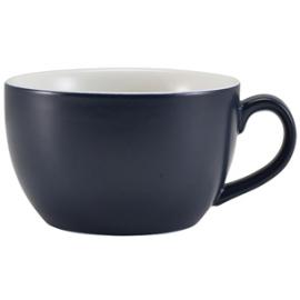 Beverage Cup - Bowl Shaped - Porcelain - Matt Blue - 25cl (8.75oz)