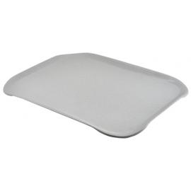 Serving Tray - Oblong - Polyester - Light Grey - 43cm (17&quot;)