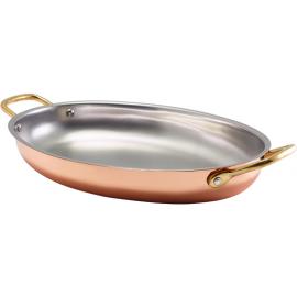 Serving Dish - Oval - Copper Plated - 30cm (11.75&quot;)