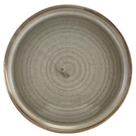Presentation Plate - Low Profile - Terra Porcelain - Grey - 14cm (5.5&quot;)