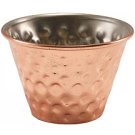 Ramekin - Hammered Steel - Copper Plated - 11cl (4oz)