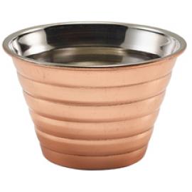 Ramekin - Ribbed - Copper Plated - 11cl (4oz)