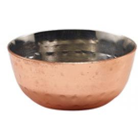Ramekin - Bowl Shaped - Hammered Steel - Copper Plated - 4.5cl (1.5oz)
