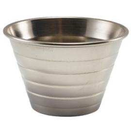 Ramekin - Ribbed - Stainless Steel - 11cl (4oz)