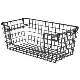 Display Basket - Open Sided - Wire - Black - GN 1/3