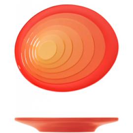 Plate - Oval - Melamine - Atlantis - Sunset Orange - 12cm (4.75&quot;)