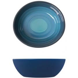 Bowl - Oval - Melamine - Atlantis - Azure Blue - 15cm (6") - 40cl (14oz)