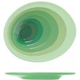 Plate - Oval - Melamine - Atlantis - Shoots Green - 22cm (8.75&quot;)
