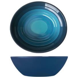Bowl - Oval - Melamine - Atlantis - Azure Blue - 23cm (9&quot;) - 1.5L (52.75oz)