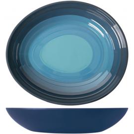Bowl - Oval - Melamine - Atlantis - Azure Blue - 38cm (15&quot;) - 4L (141oz)