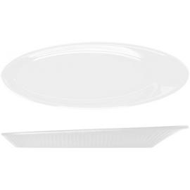 Plate - Oval - Melamine - Boston - Opulence White - 25.5x9cm (10&quot;)