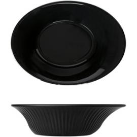 Oval Bowl - Flared - Melamine - Boston - Midnight Black - 23cm (9") - 70cl (24.5oz)