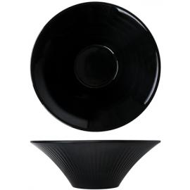 Conical Bowl - Flared - Melamine - Boston - Midnight Black - 25.5cm (10&quot;) - 1.6L (56.25oz)