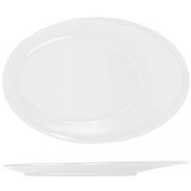 Plate - Oval - Melamine - Boston - Opulence White - 30.5x20.7cm (12&quot;)