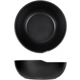 Round Bowl - Melamine - Copenhagen - Black - 20cm (8&quot;) - 1.2L (42.25oz)