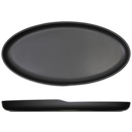 Dish - Oval - Melamine - Copenhagen - Black - 40cm (15.75&quot;)