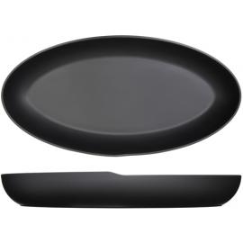 Dish - Oval - Deep - Melamine - Copenhagen - Black - 55cm (21.75&quot;) - 6L - (211oz)