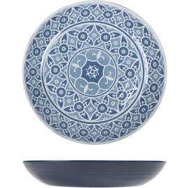 Round Bowl - Melamine - Marrakesh - Blue - 28cm (11") - 1.8L (63.4oz)