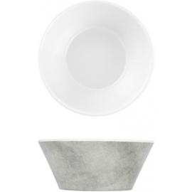 Dip Dish - Melamine - Shakti - Grey and White Stone - 9.5cm (3.75&quot;) - 15cl (5.25oz)